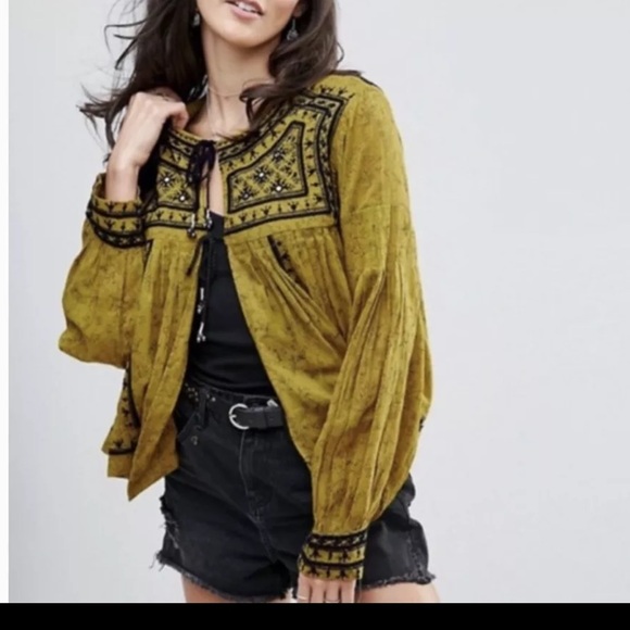 Free People Twilight Embellished Jacket - Picture 4 of 6